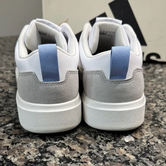 Adidas White and Light Blue Sneakers NWT 11 - Picture 8 of 14